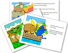 The Three Billy Goats Gruff book