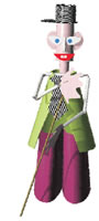 Paper Rod Puppet