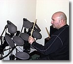 Playing the electric drums