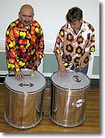 Playing the surdo