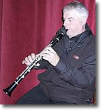 Playing  the clarinet