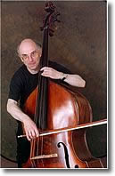 Playing  the double bass