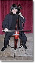 Playing  the electric cello