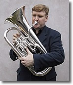 Playing the euphonium