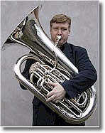 Playing  the Tuba
